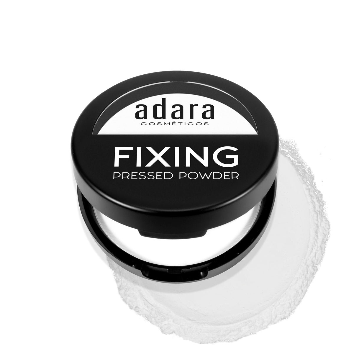 Adara Cosméticos Fixing Pressed Powder – Polvo Compacto Translúcido