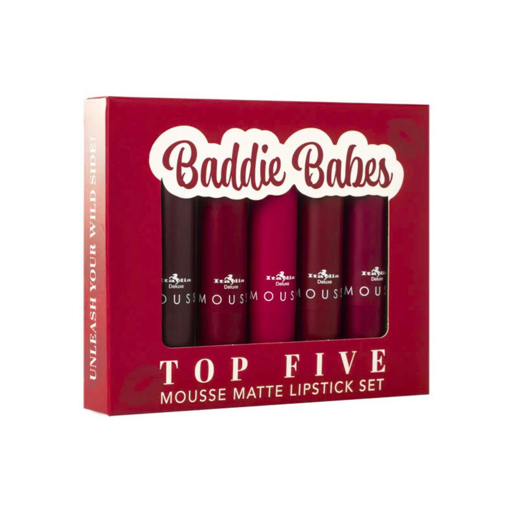 Italia Deluxe Five Mousse Matte Lipstick Set 💄