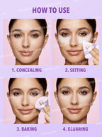 SHEGLAM Insta-Ready Powder Puff – Borla para Polvo