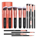 BS-MALL Rose Gold – Set de 14 Brochas con Estuche