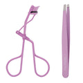 Beauty Creations Eyelash Curler & Tweezer Set – Purple