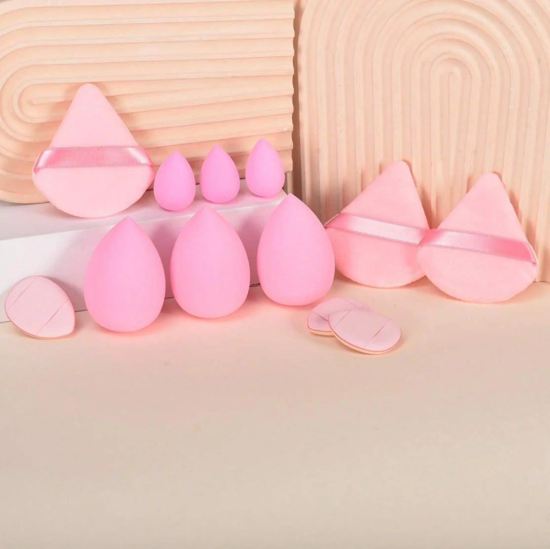 Kit de Esponjas de Maquillaje – 12 Piezas