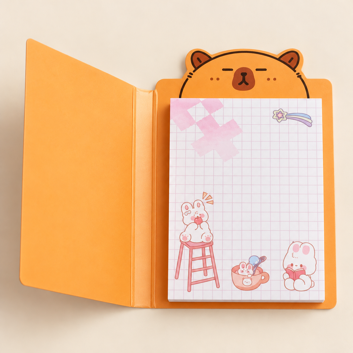 Libreta de Capibara con Portada Giratoria