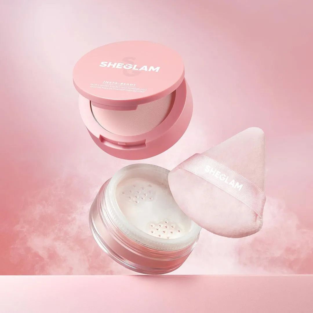 SHEGLAM Insta-Ready Face & Under Eye Setting Powder Duo