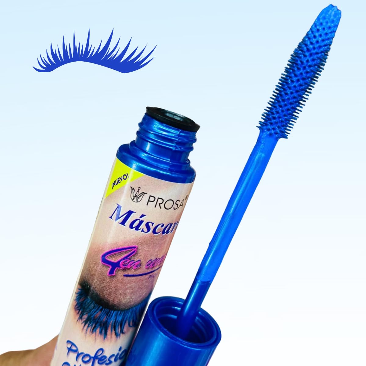 Máscara para Pestañas Prosa Profesional Silicón Azul