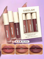 SHEGLAM Matte Allure Mini Liquid Lipstick Set – Private Tour