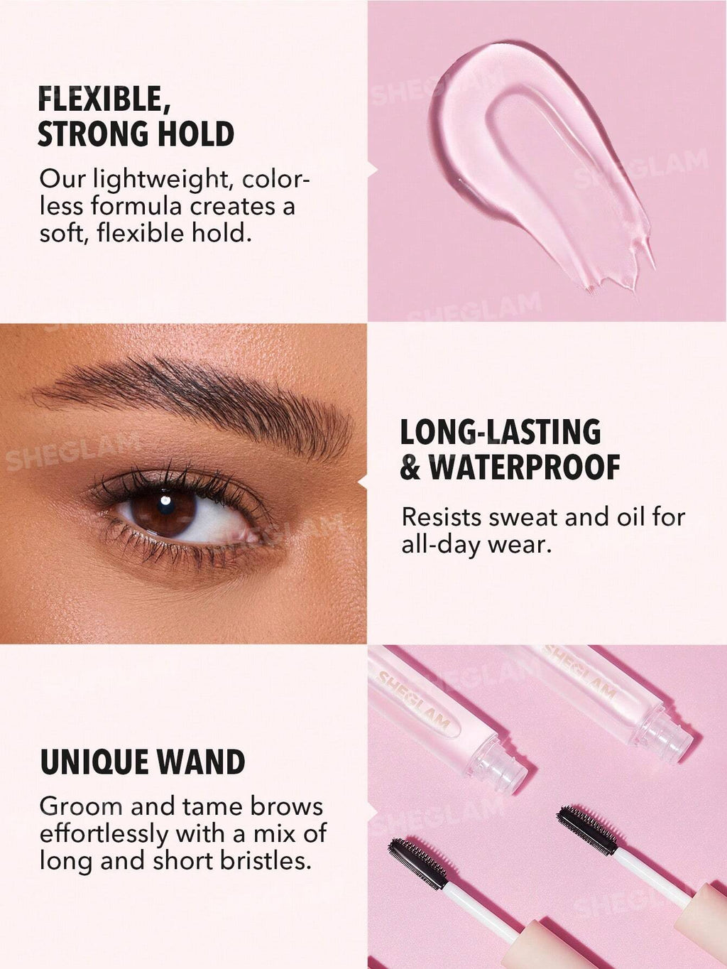 SHEGLAM Set Me Up Brow Gel – Clear