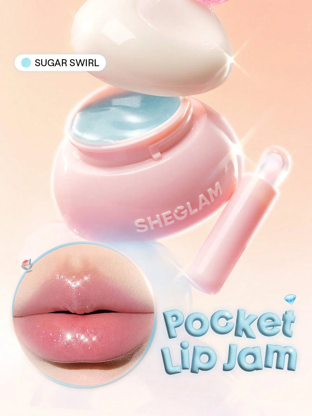 SHEGLAM Pocket Lip Jam – Sugar Swirl