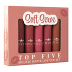 Italia Deluxe Five Mousse Matte Lipstick Set 💄