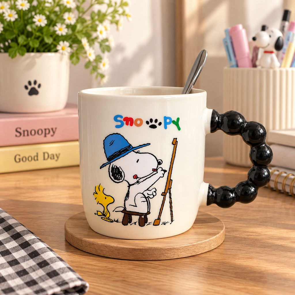 ☕ Taza Snoopy con Cucharita