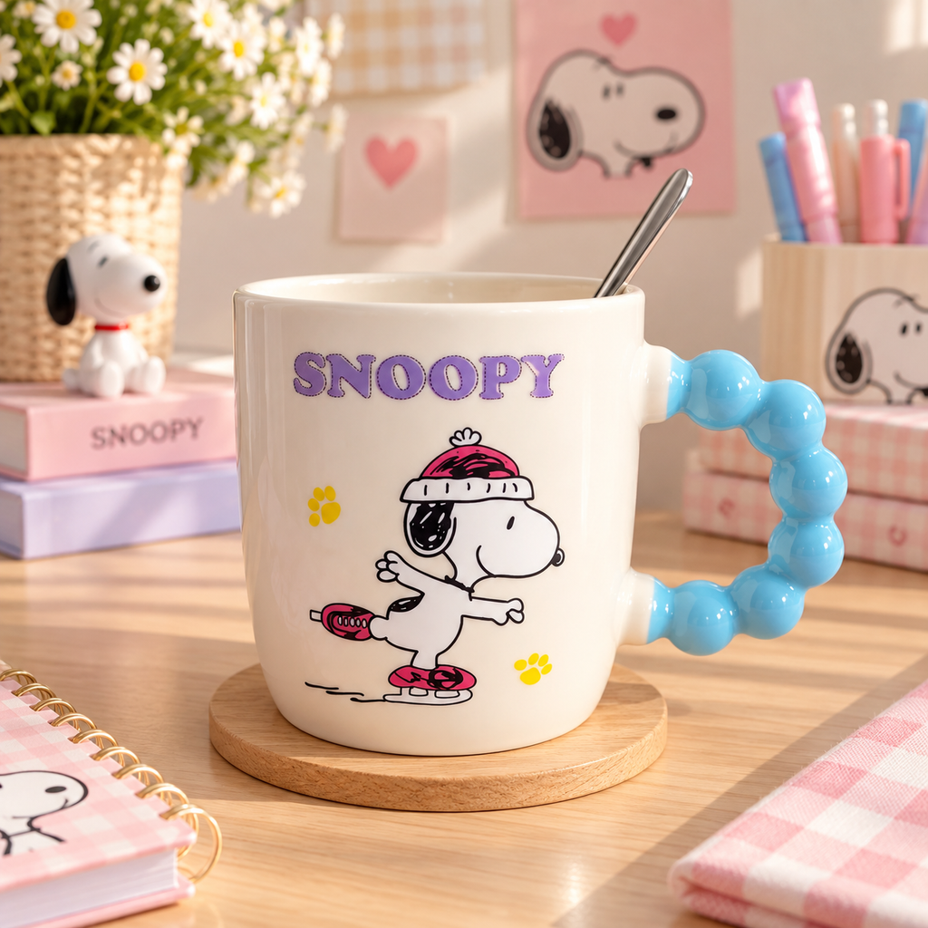 ☕ Taza Snoopy con Cucharita
