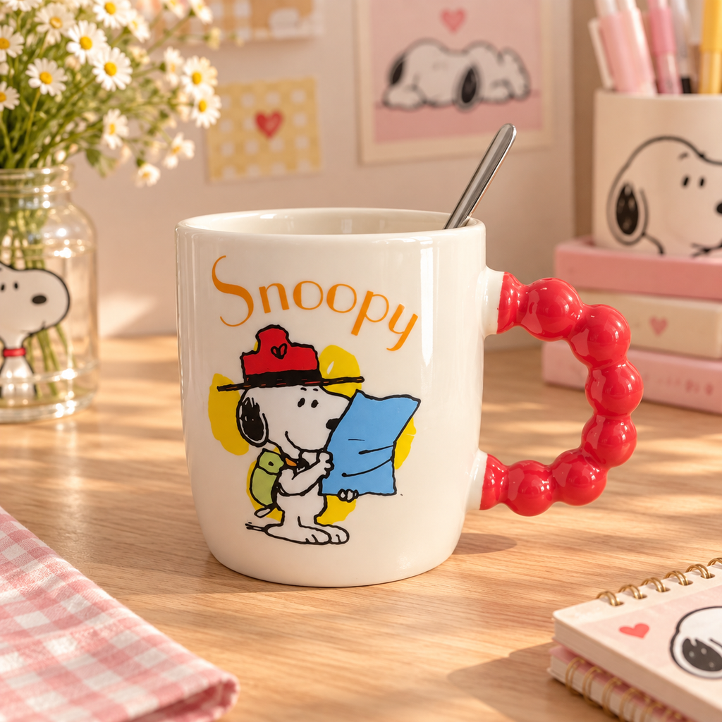 ☕ Taza Snoopy con Cucharita