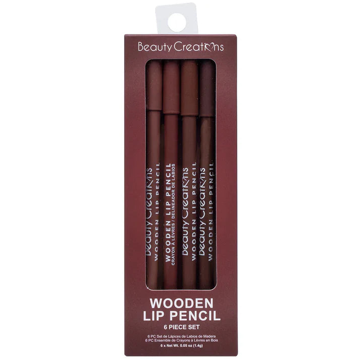 Beauty Creations Wooden Lip Pencil Set