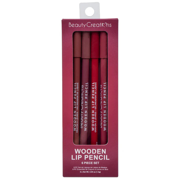 Beauty Creations Wooden Lip Pencil Set