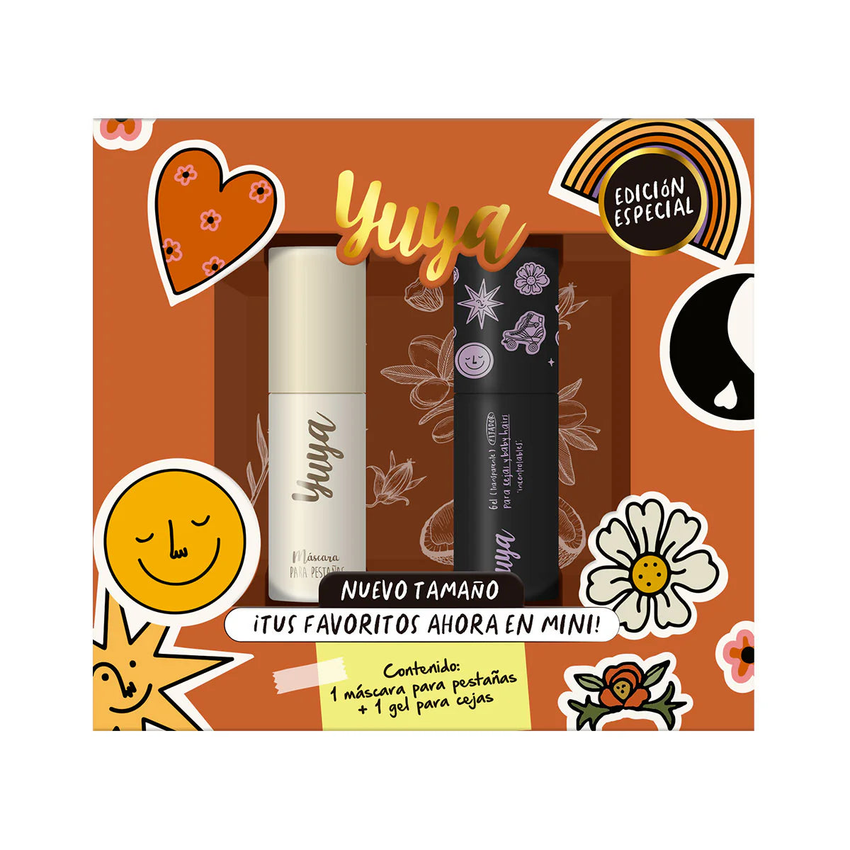 Mini Set Yuya – Máscara para Pestañas + Gel para Cejas