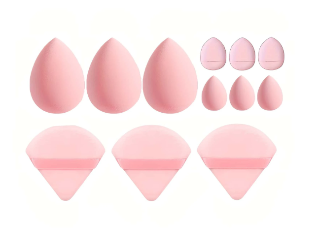 Kit de Esponjas de Maquillaje – 12 Piezas