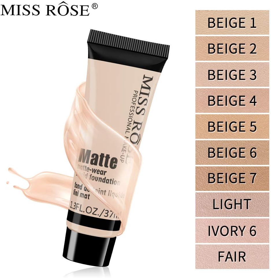 Miss Rose Matte Wear – Base Líquida