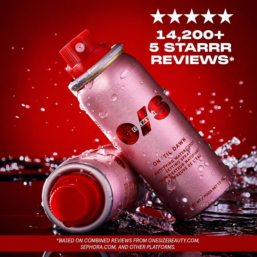 ONE/SIZE On ’Til Dawn Mattifying Waterproof Setting Spray – Mini